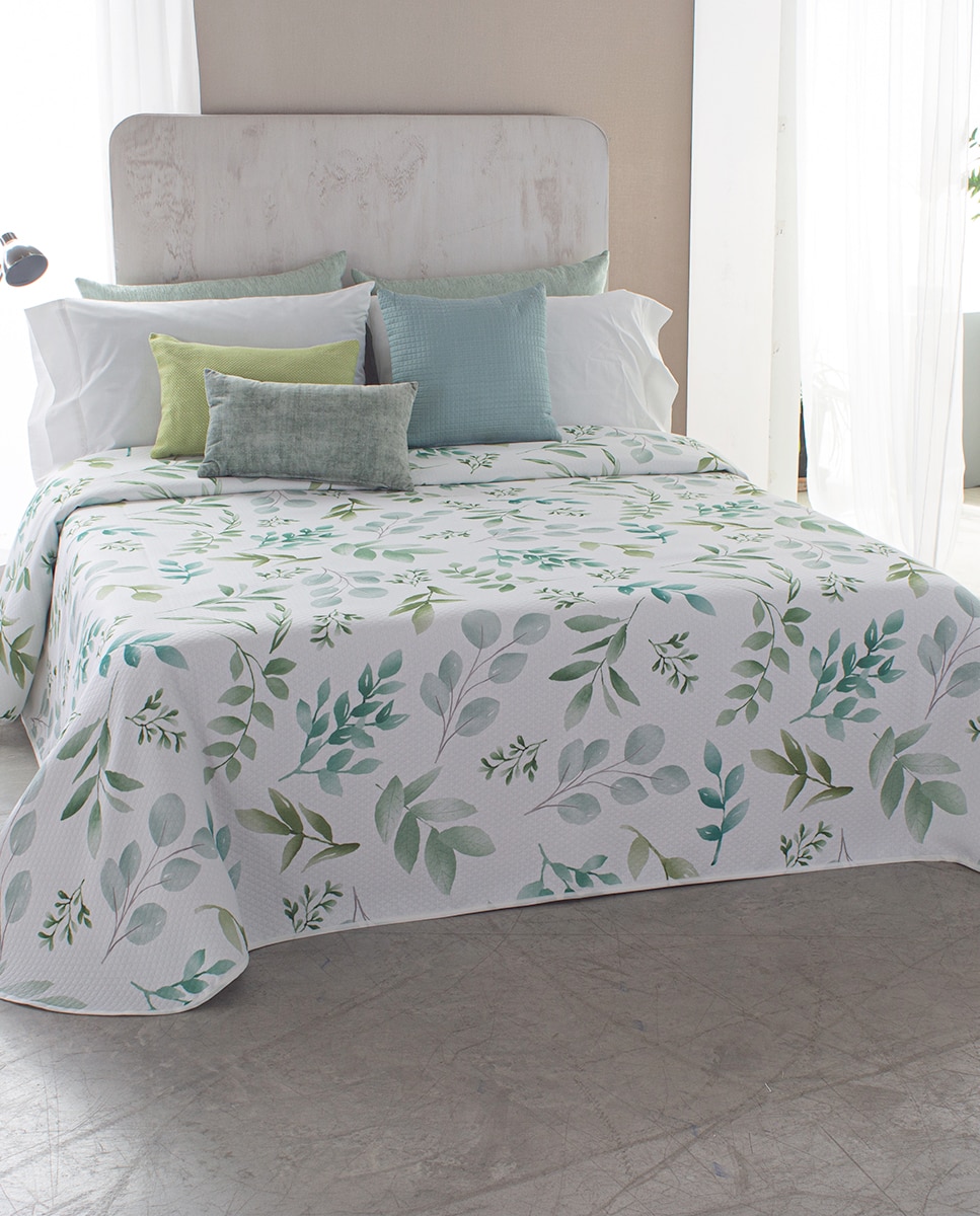 Colcha Hickson Reig Marti - Verde Cama 150 cm Verde-2