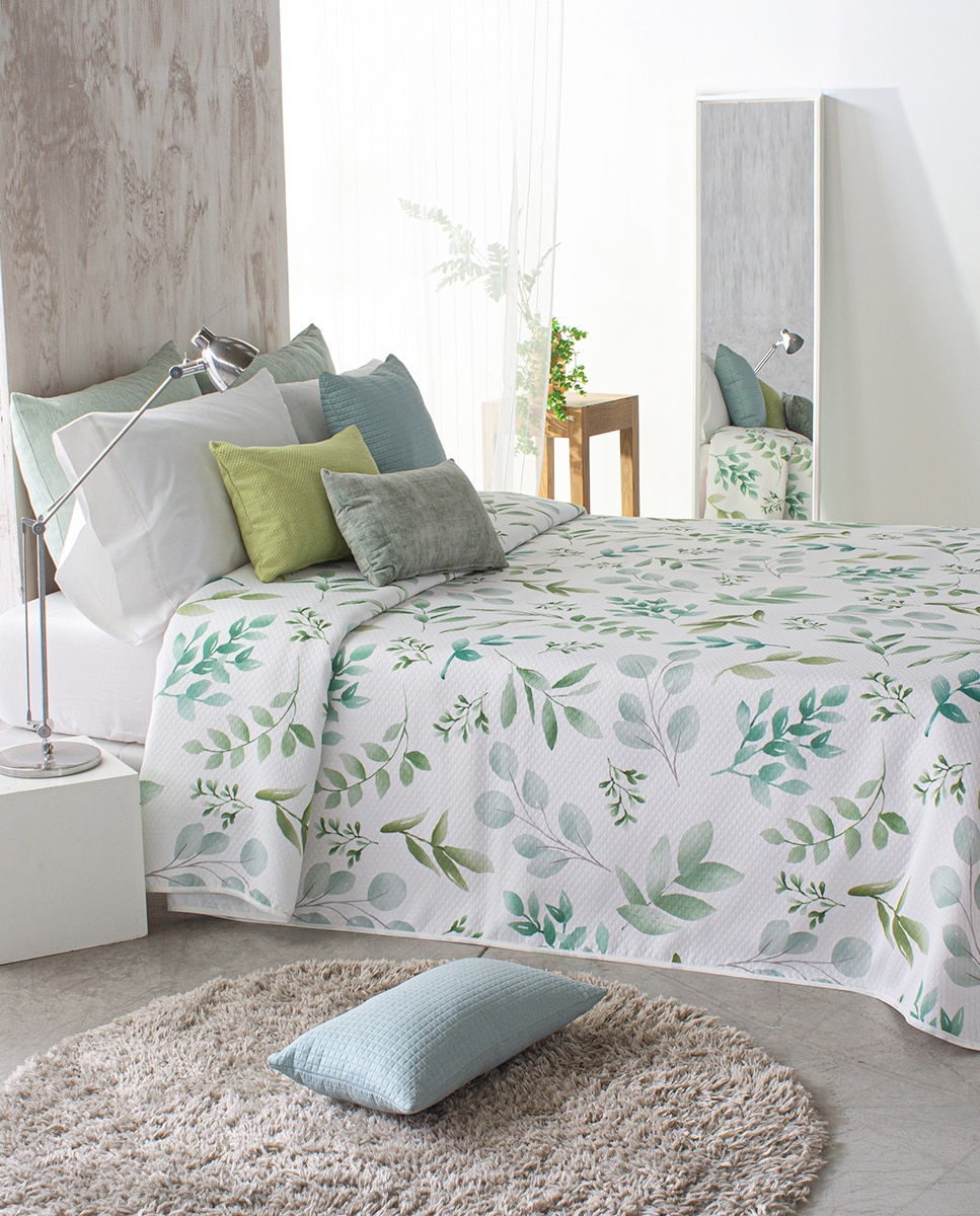 Colcha Hickson Reig Marti - Verde Cama 150 cm Verde-4