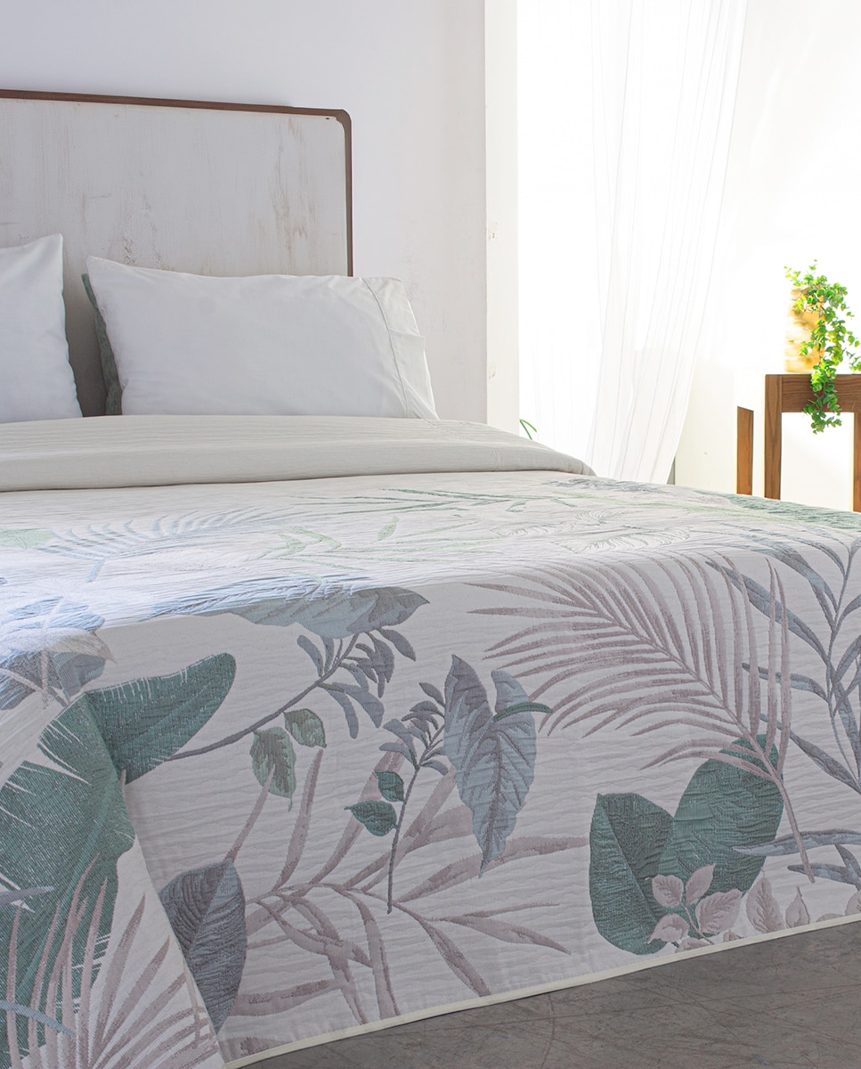 Colcha Pahala Reig Marti - Verde Cama 135 cm Verde-4