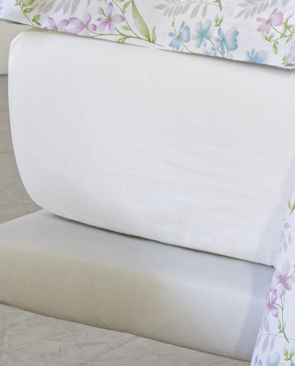 Lençol de Baixo de Algodão Cotton Branco-2