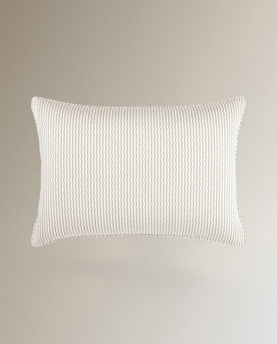 Funda de almohada algodón Bergamot Olivier Desforges - Verde Verde-2