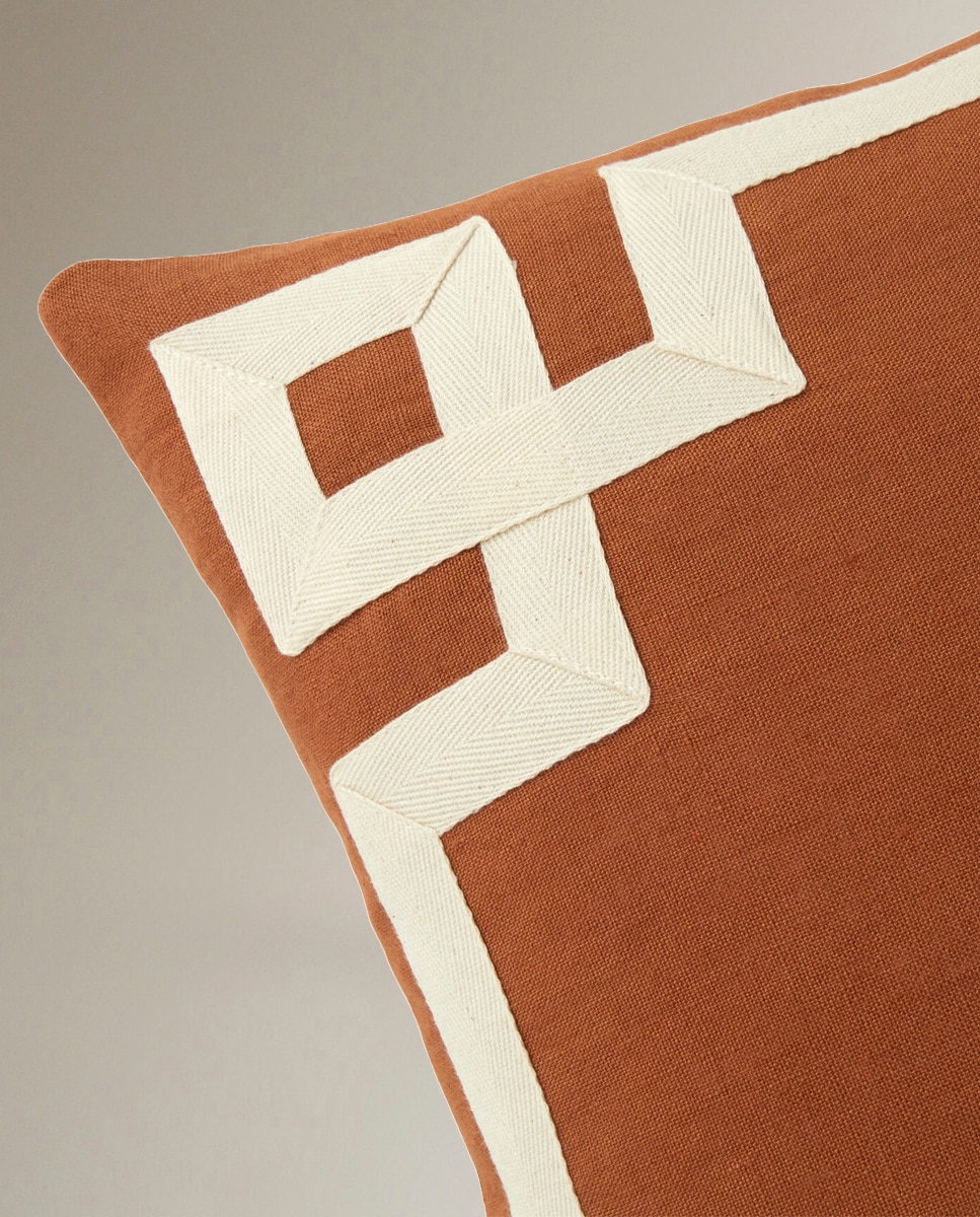 Capa de Almofada Achille Caramelo-3