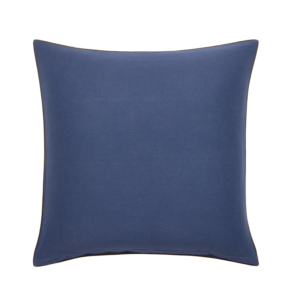 Capa de Almofada de Algodão Acetinado Vittorio Azul-2