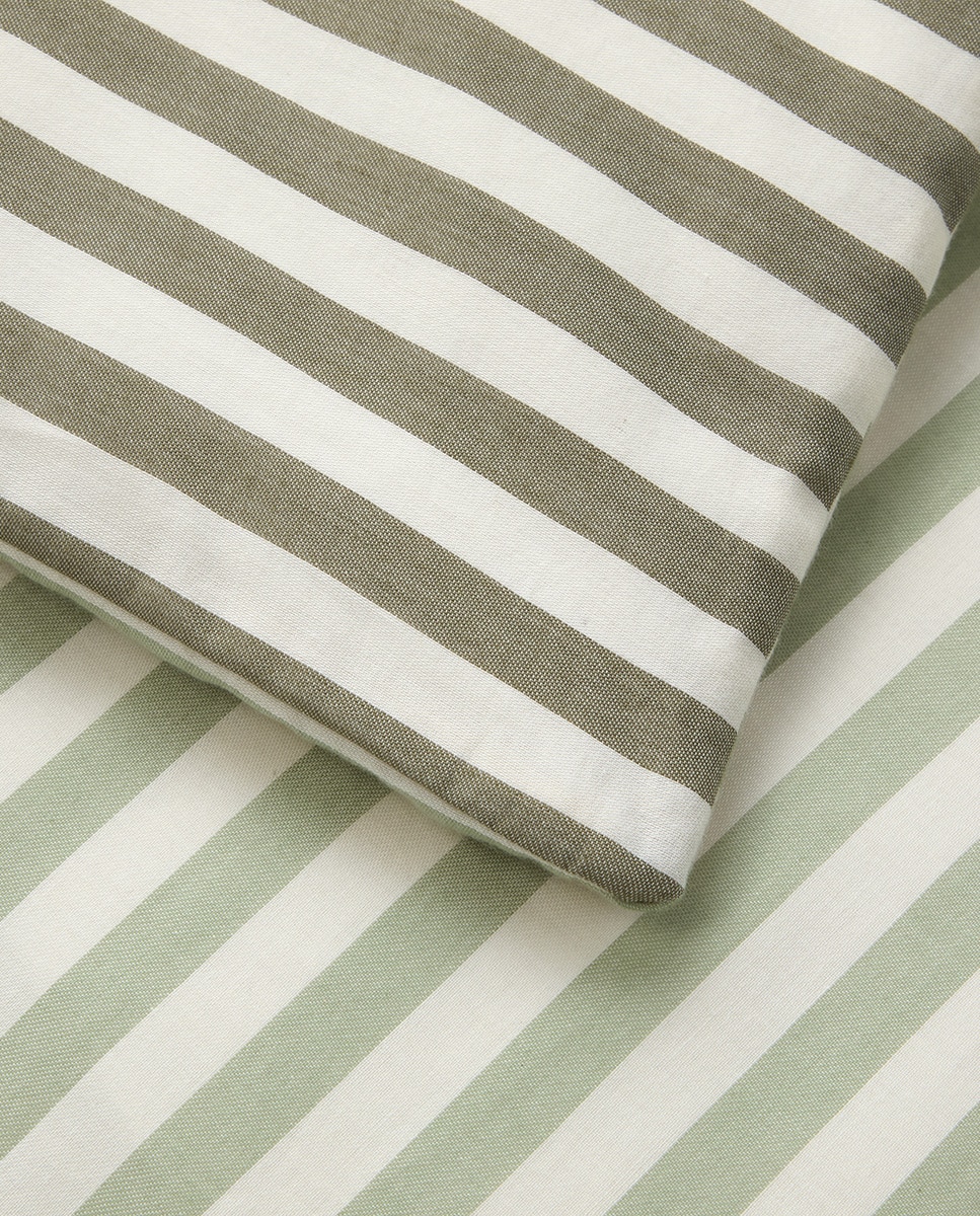 Funda nórdica algodón satén Fifty Olivier Desforges - Verde Cama 150 cm Verde-4