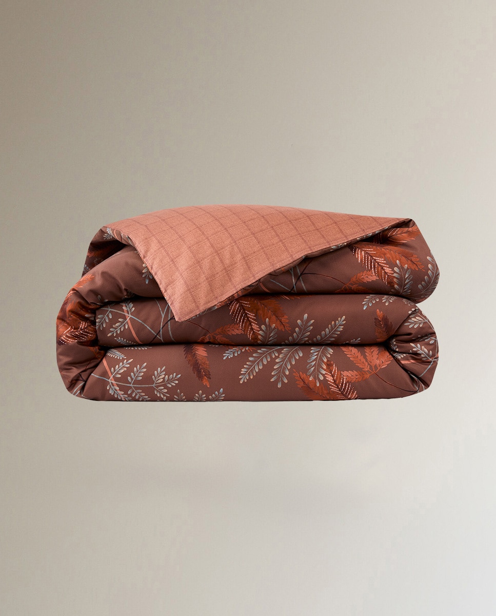 Funda nórdica reversible algodón satén Meaulnes Olivier Desforges - Multicolor Cama 150 cm Multicolor-3