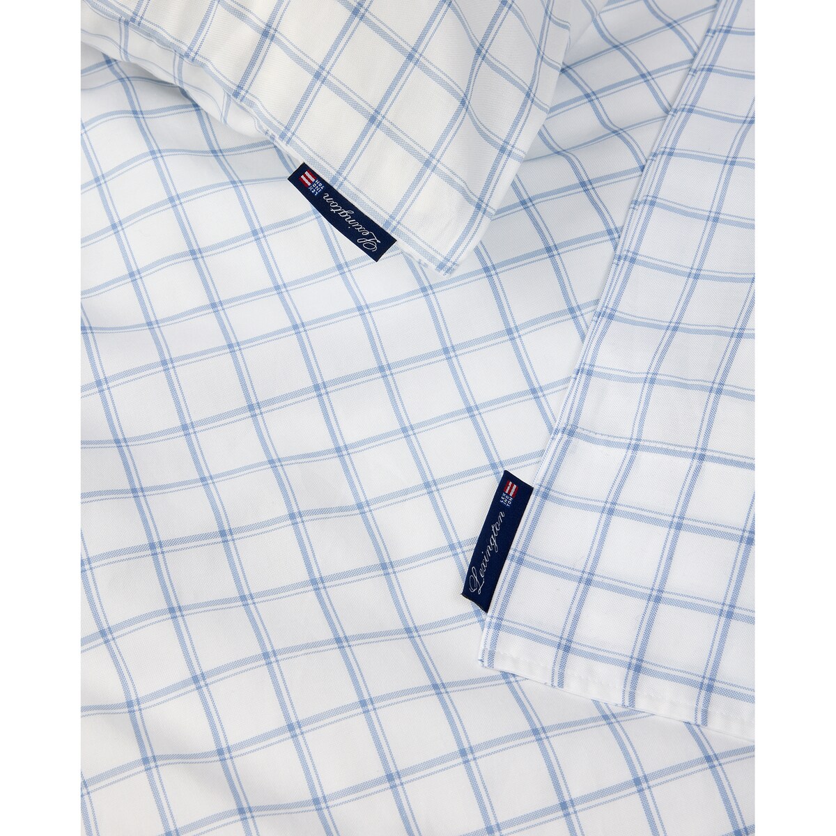 Juego de funda nórdica algodón Meriam Lexington Azul-2