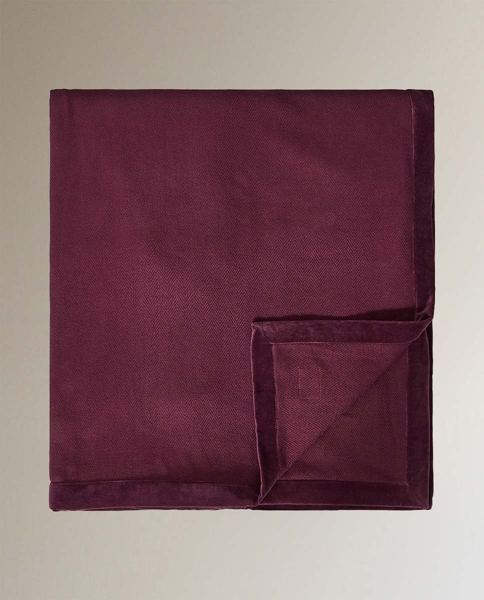 Colcha algodón Lazio Lexington - Purpura 180 cm Purpura-2
