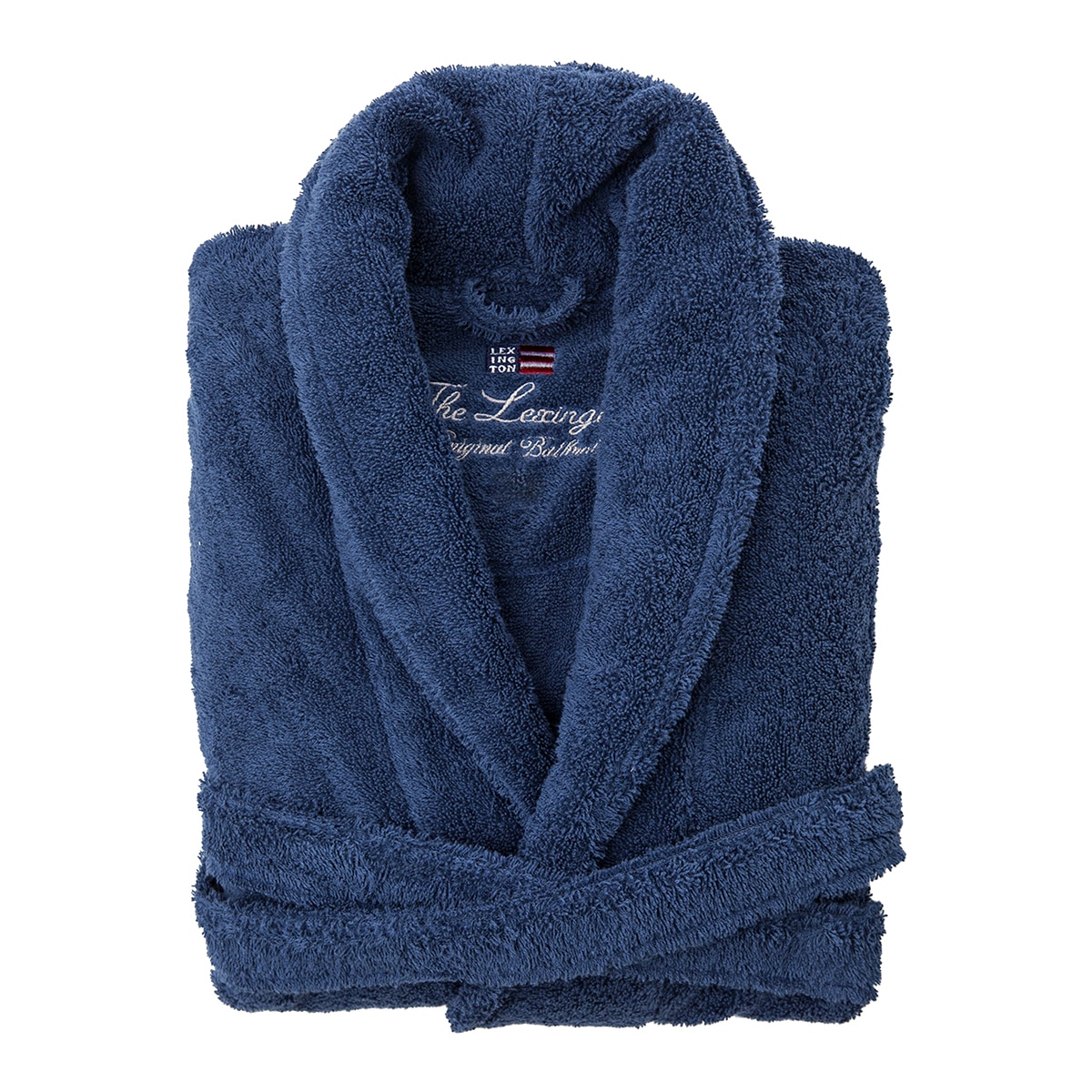 Albornoz unisex algodón y poliéster 400 gr/m2 Icons Lexington - Azul marino M Azul marino-1