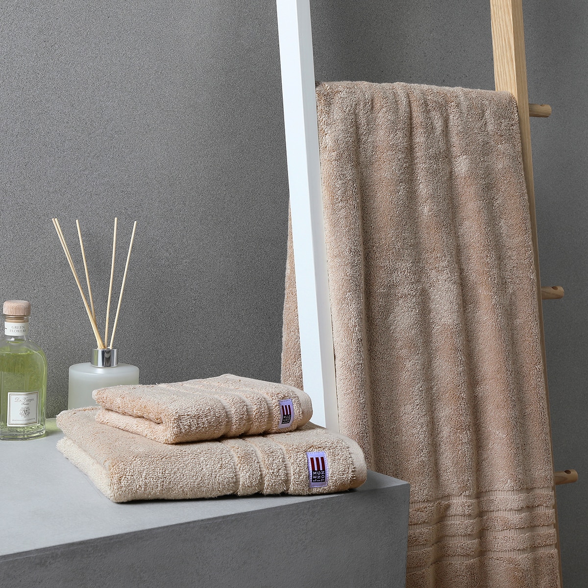Toalla de baño algodón 600 gr/m2 Original Lexington - Beige Tocador Beige-4