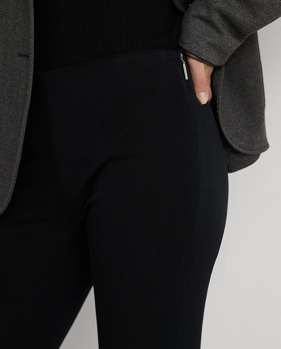 Pantalón de mujer de sarga Skinny - Lauren Ralph Lauren - Negro Negro-5