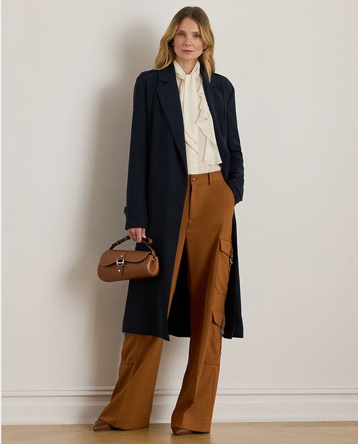 Pantalón ancho de mujer con bolsillos laterales