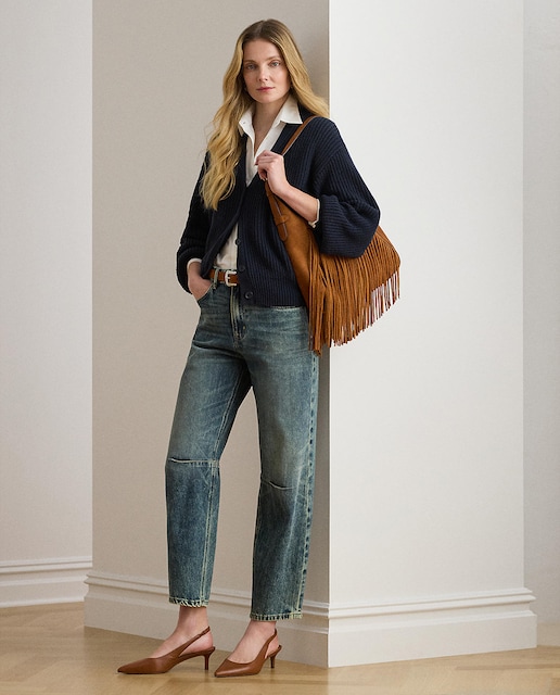 Imagem 0 de Jeans Boyfriend de Corte Relaxed