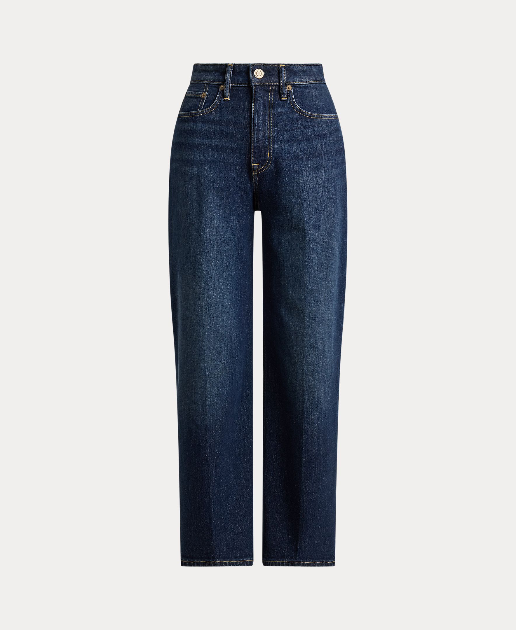 Vaqueros rectos de mujer de tiro alto disponible en tallas grandes - Lauren Ralph Lauren - Azul marino Azul marino-7