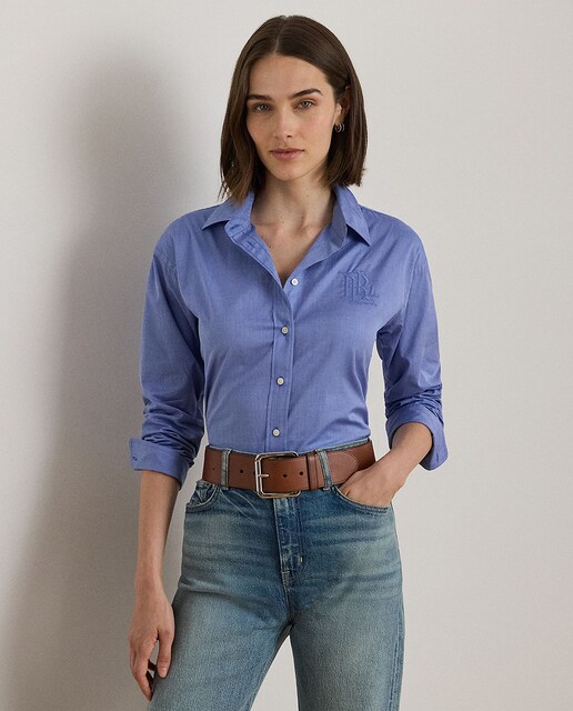Imagen 0 de Camisa de mujer de algodón oversize