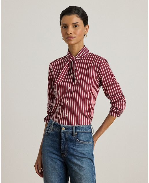 Imagem 0 de Camisa de Algodão com Laço