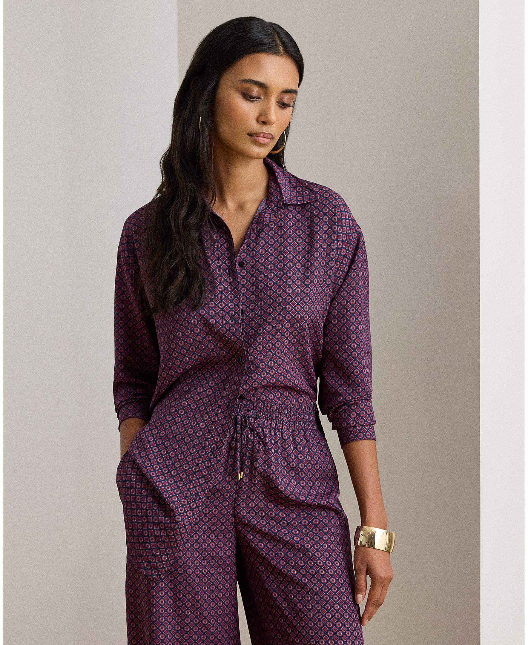Imagem 0 de Camisa de Crepe com Corte Relaxed