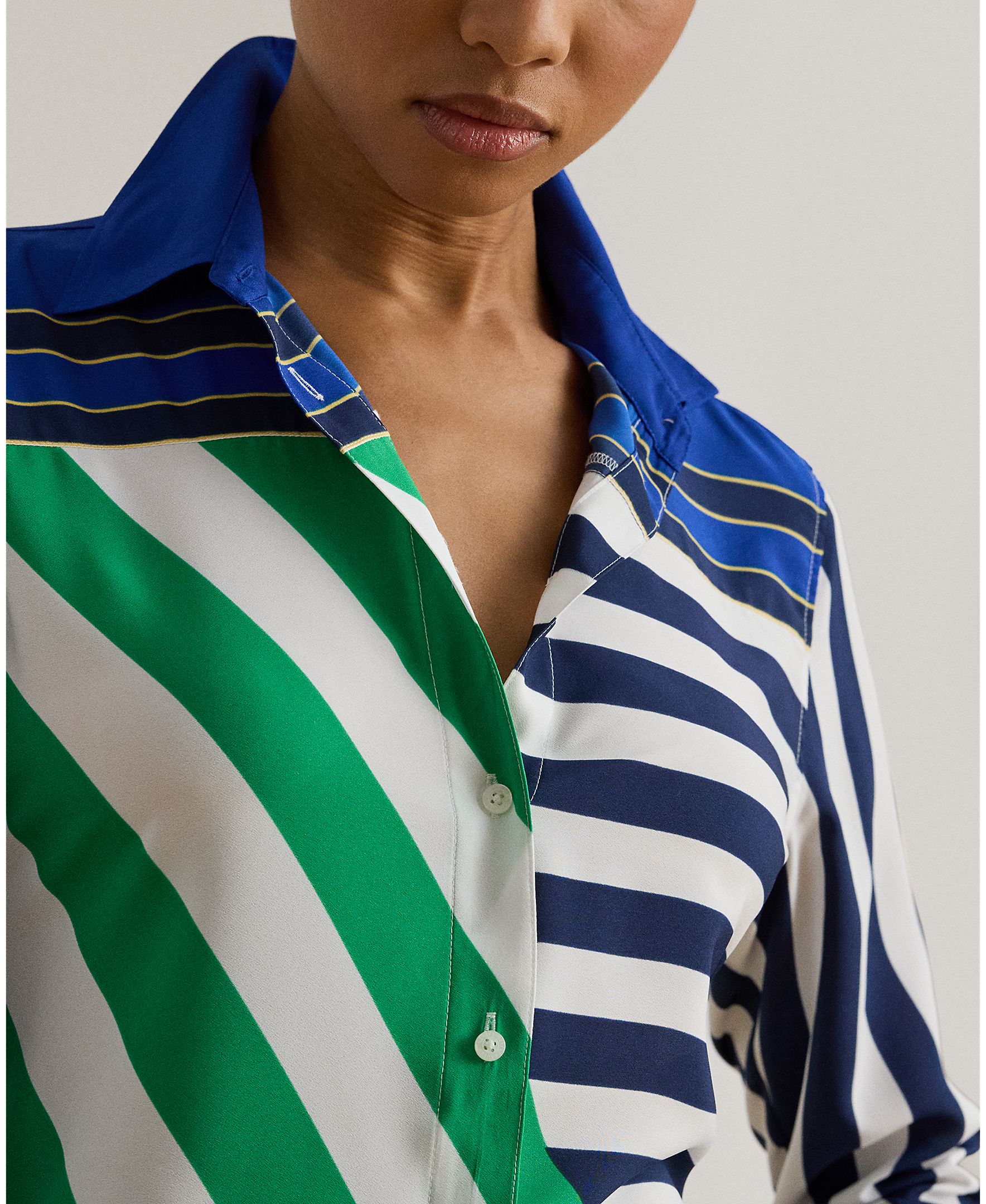 Camisa Relaxed com Estampado Multicolor-3