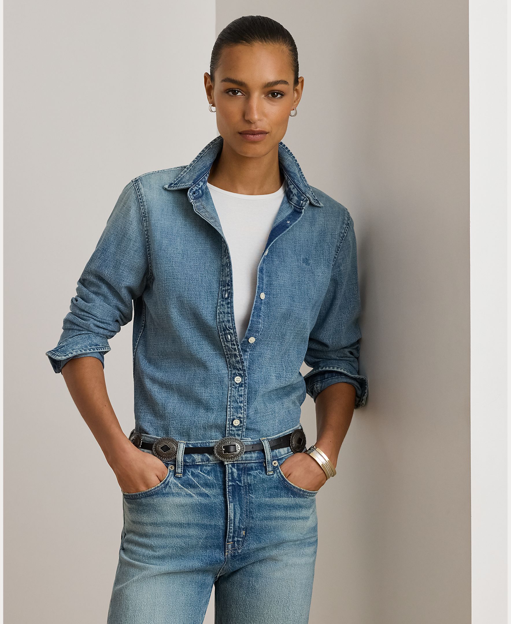 Imagem 0 de Camisa de Ganga de Algodão