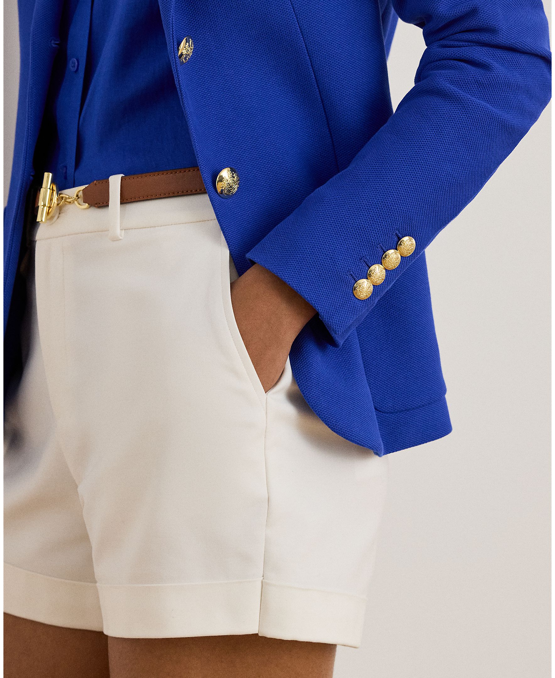 Blazer de Jacquard com Emblema Azulão-3