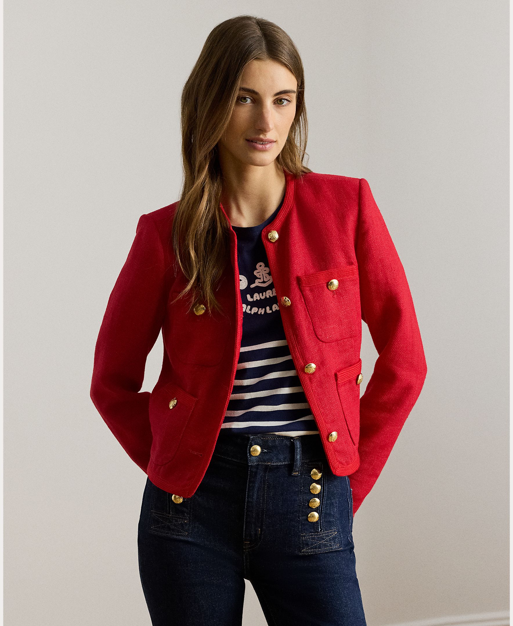 Imagem 0 de Casaco Recortado com Botões