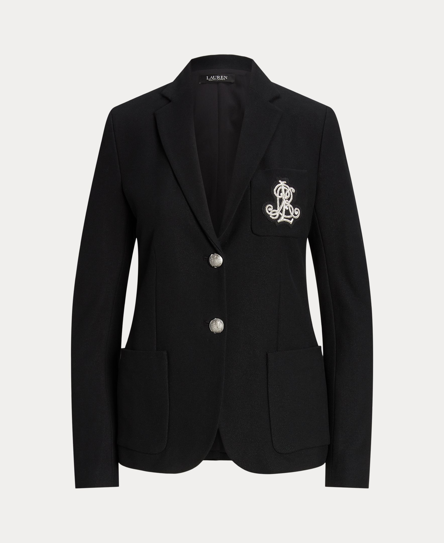 Chaqueta de mujer lisa con manga larga - Lauren Ralph Lauren - Negro Negro-7