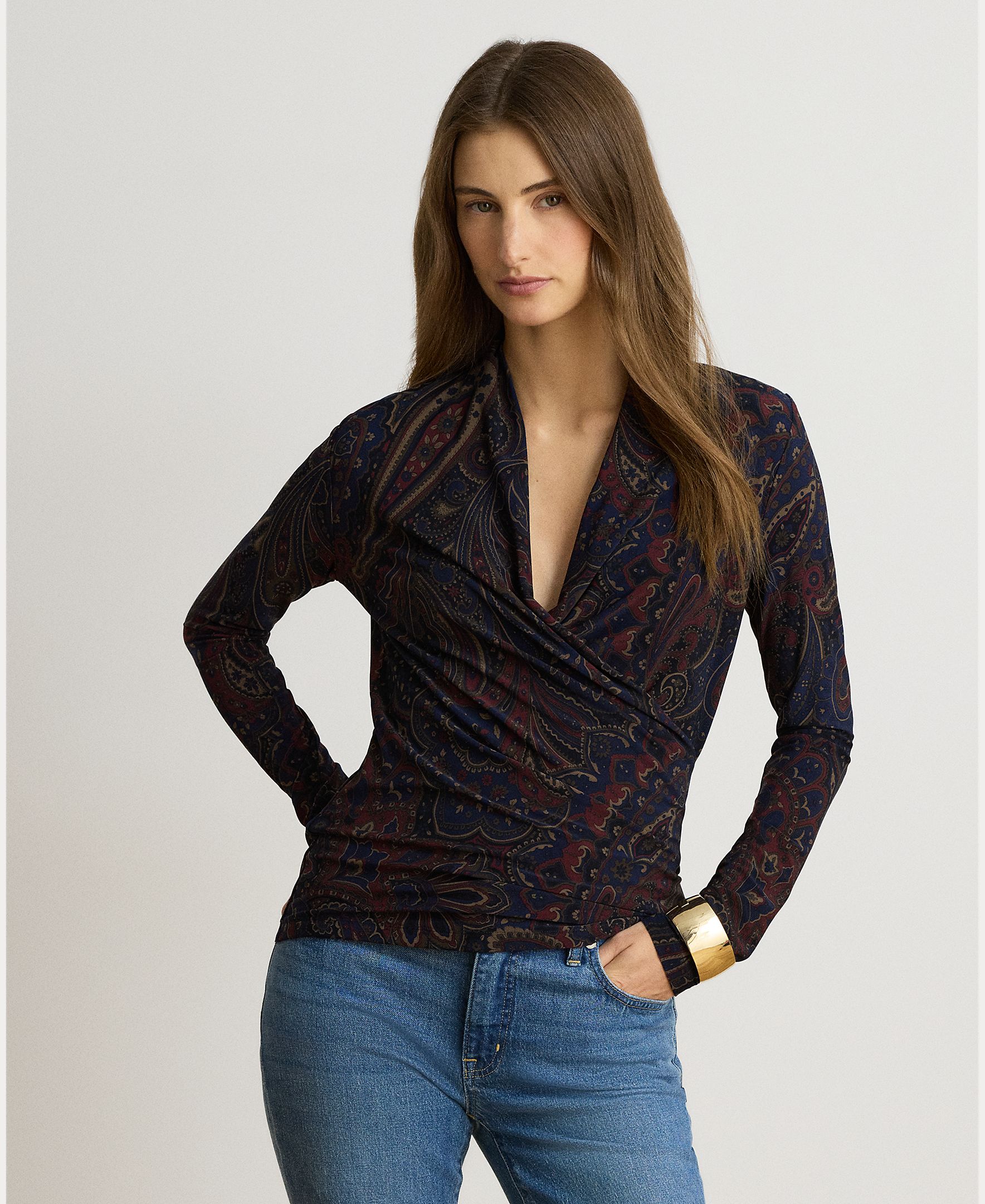 Imagem 0 de Camisola de Malha Cruzada Estampada
