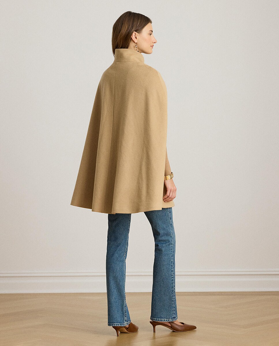 Capa de Lã e Caxemira Camel-3