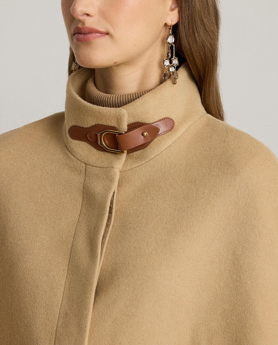 Capa de Lã e Caxemira Camel-4