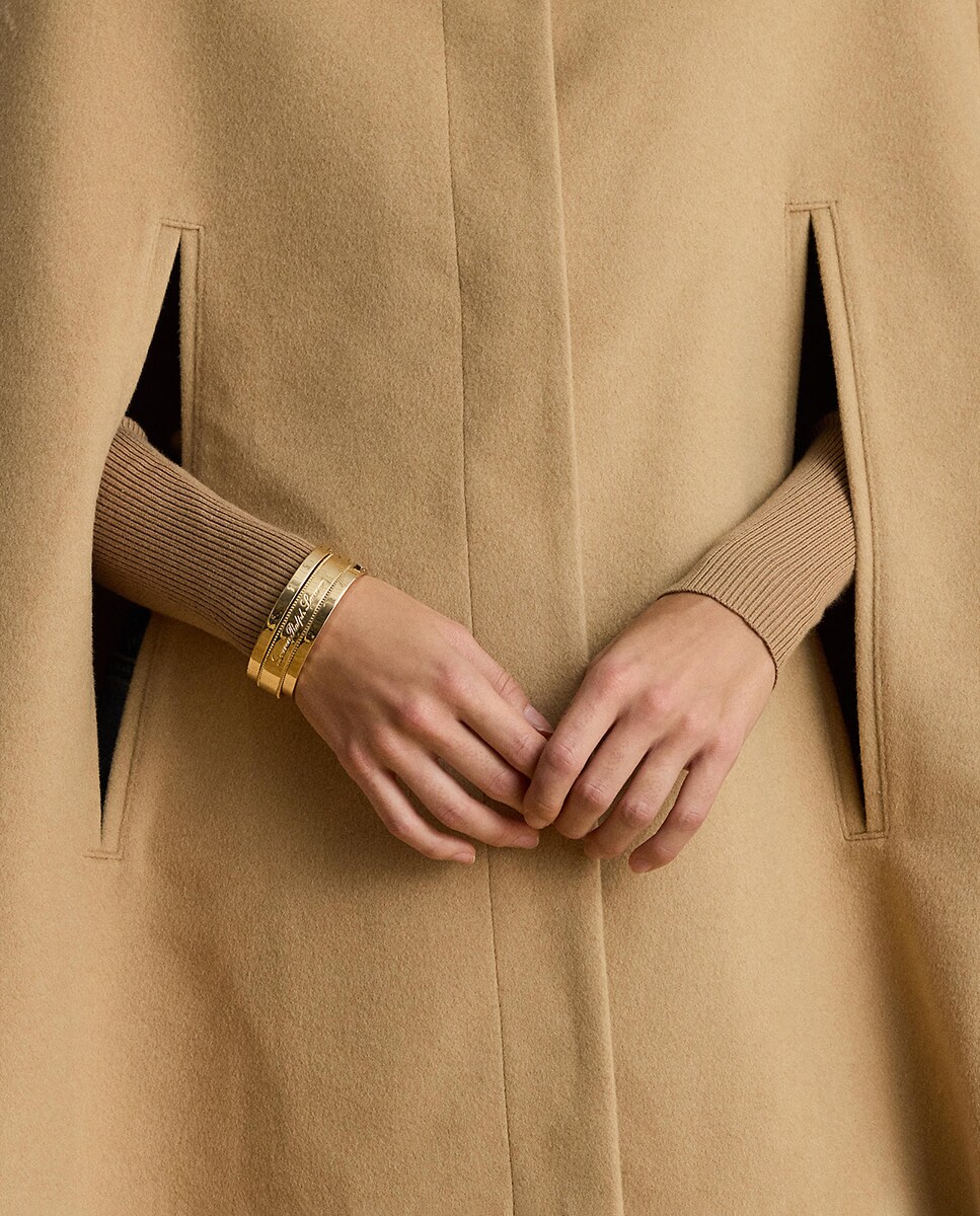 Capa de Lã e Caxemira Camel-5