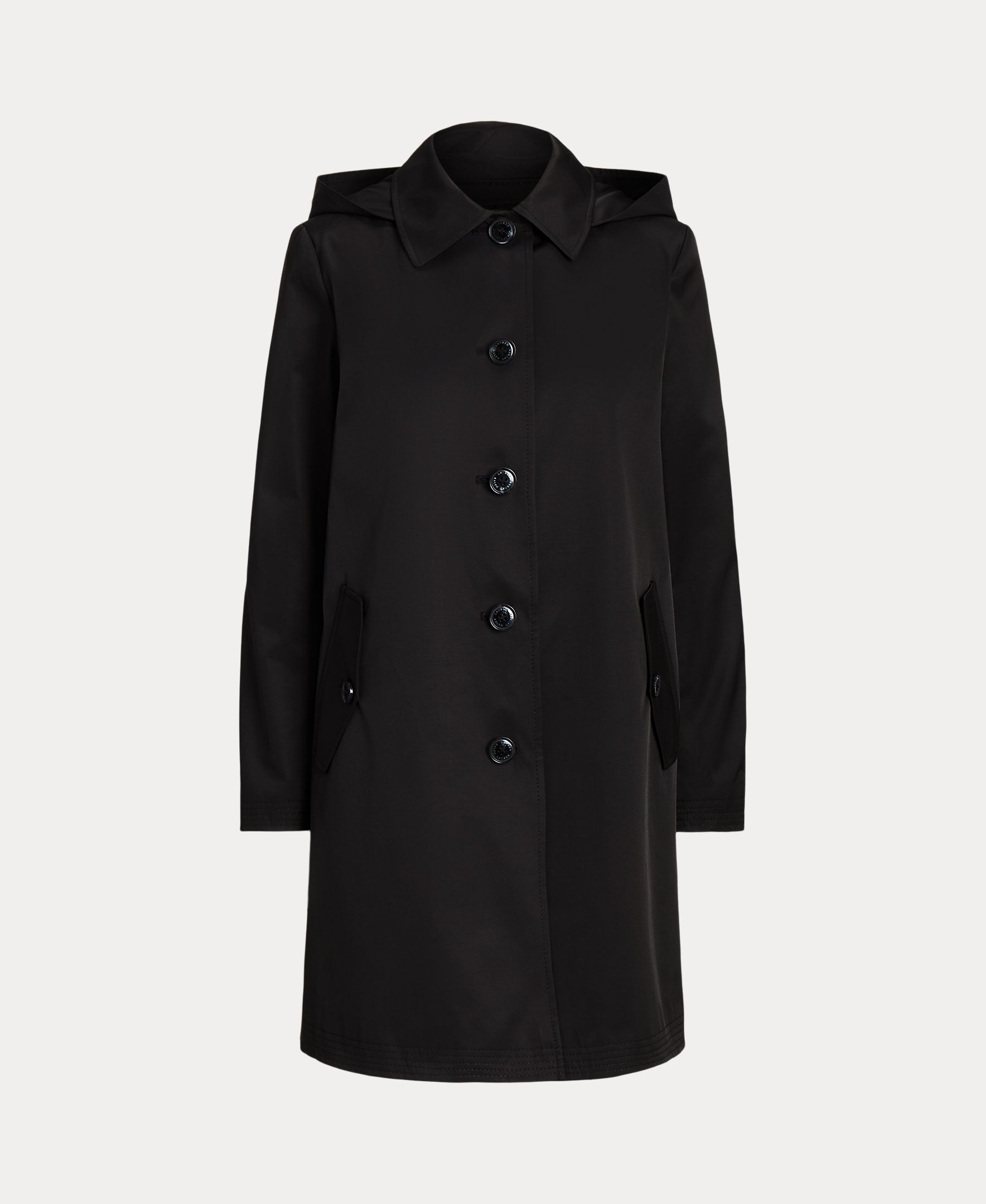 Gabardina de mujer de mezcla de algodón - Lauren Ralph Lauren - Negro Negro-8