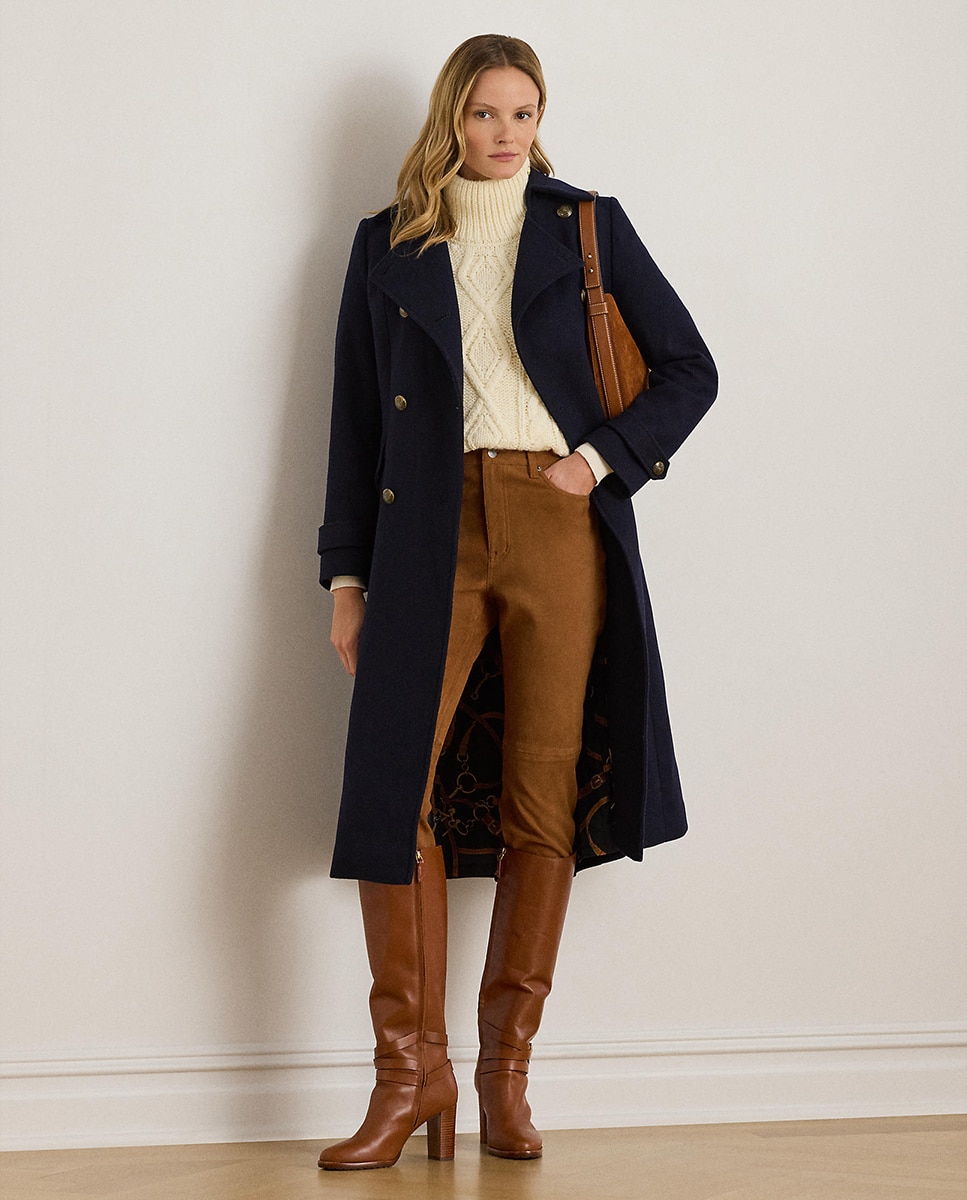 Imagem 0 de Sobretudo de Pano com Abotoadura Dupla