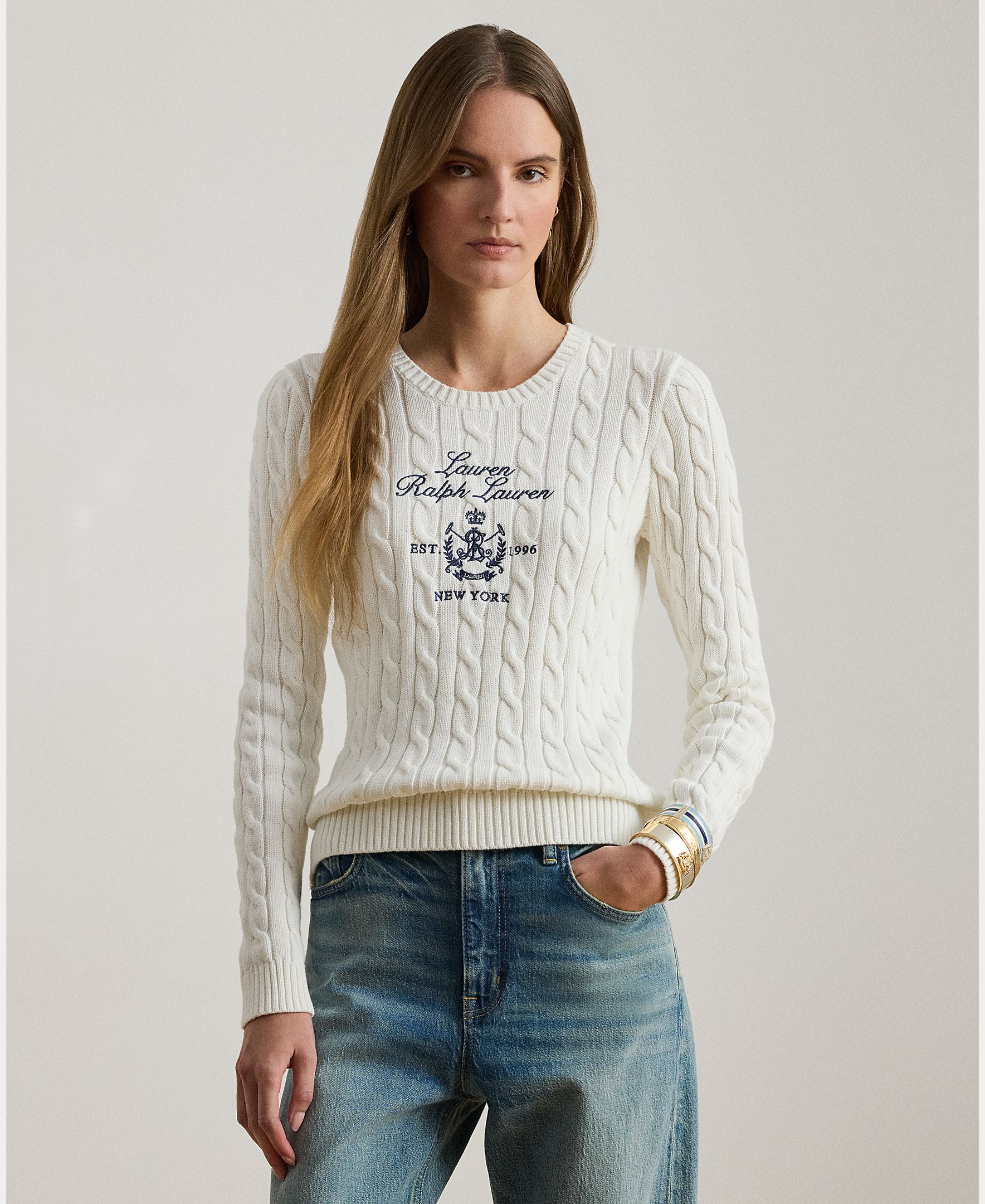 Imagem 0 de Camisola de malha do cabo de algodão