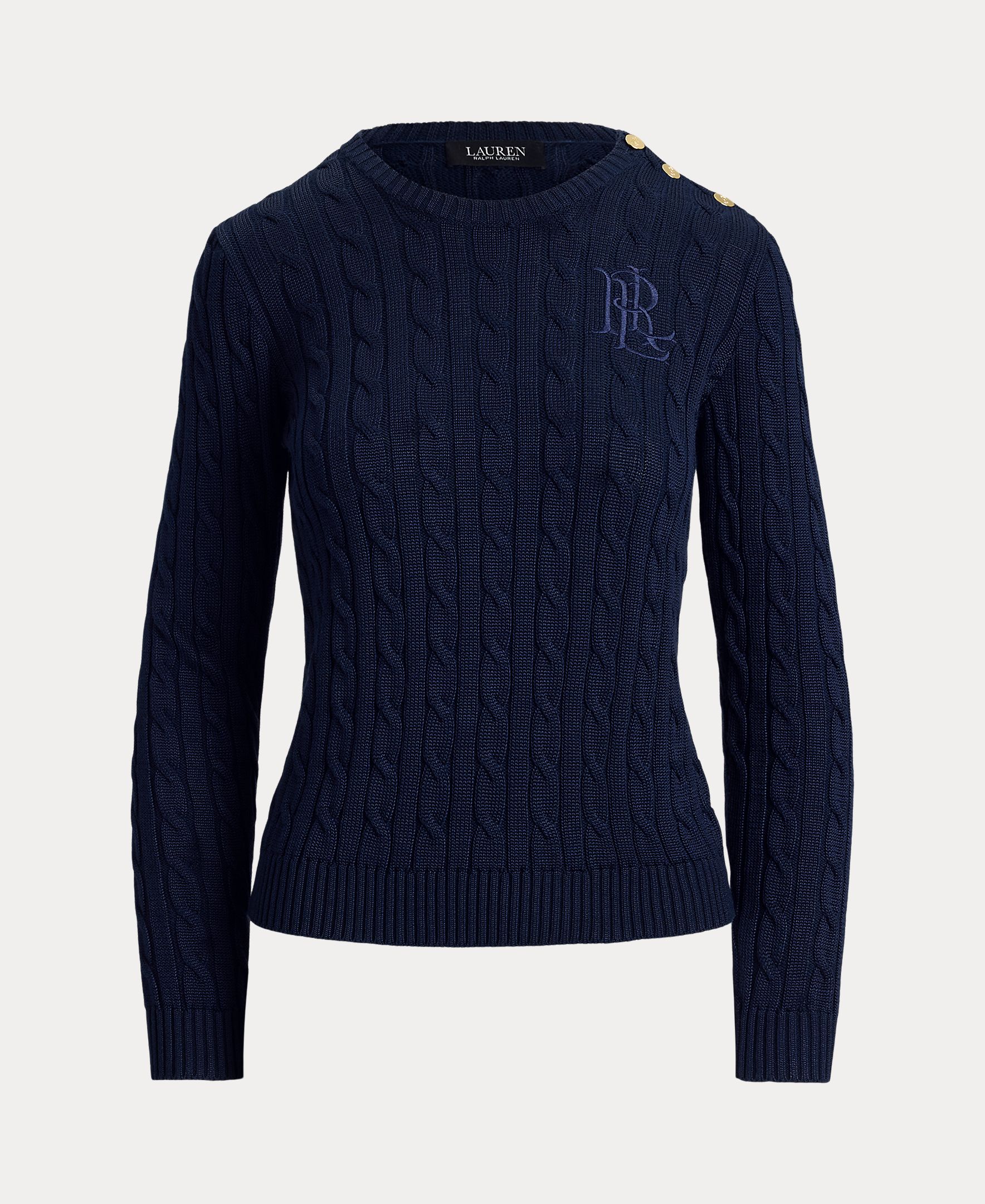 Camisola de Malha do Cabo, Disponível em Tamanhos Grandes Azul-marinho-9