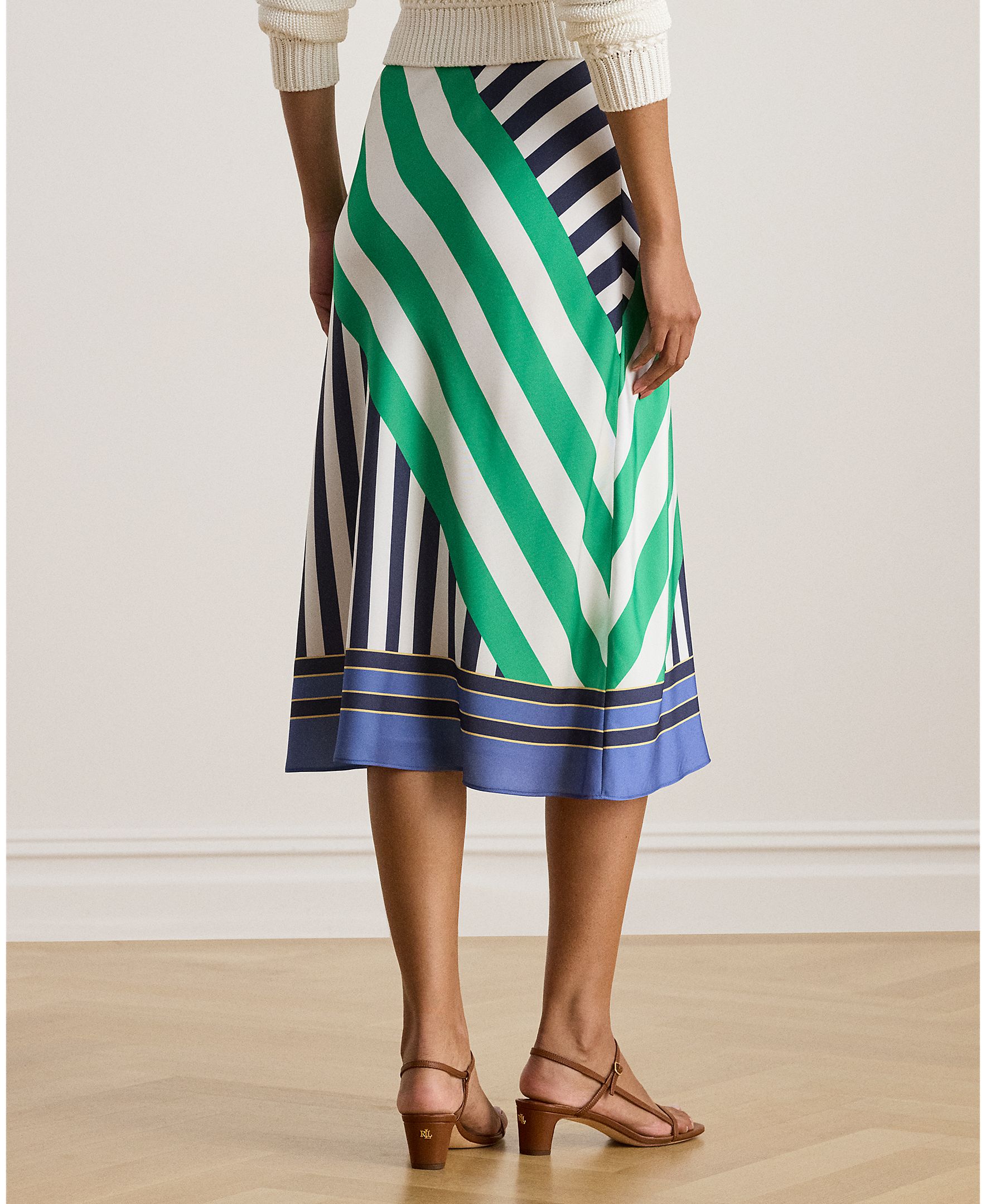 Saia Midi Estampada Multicolor-2