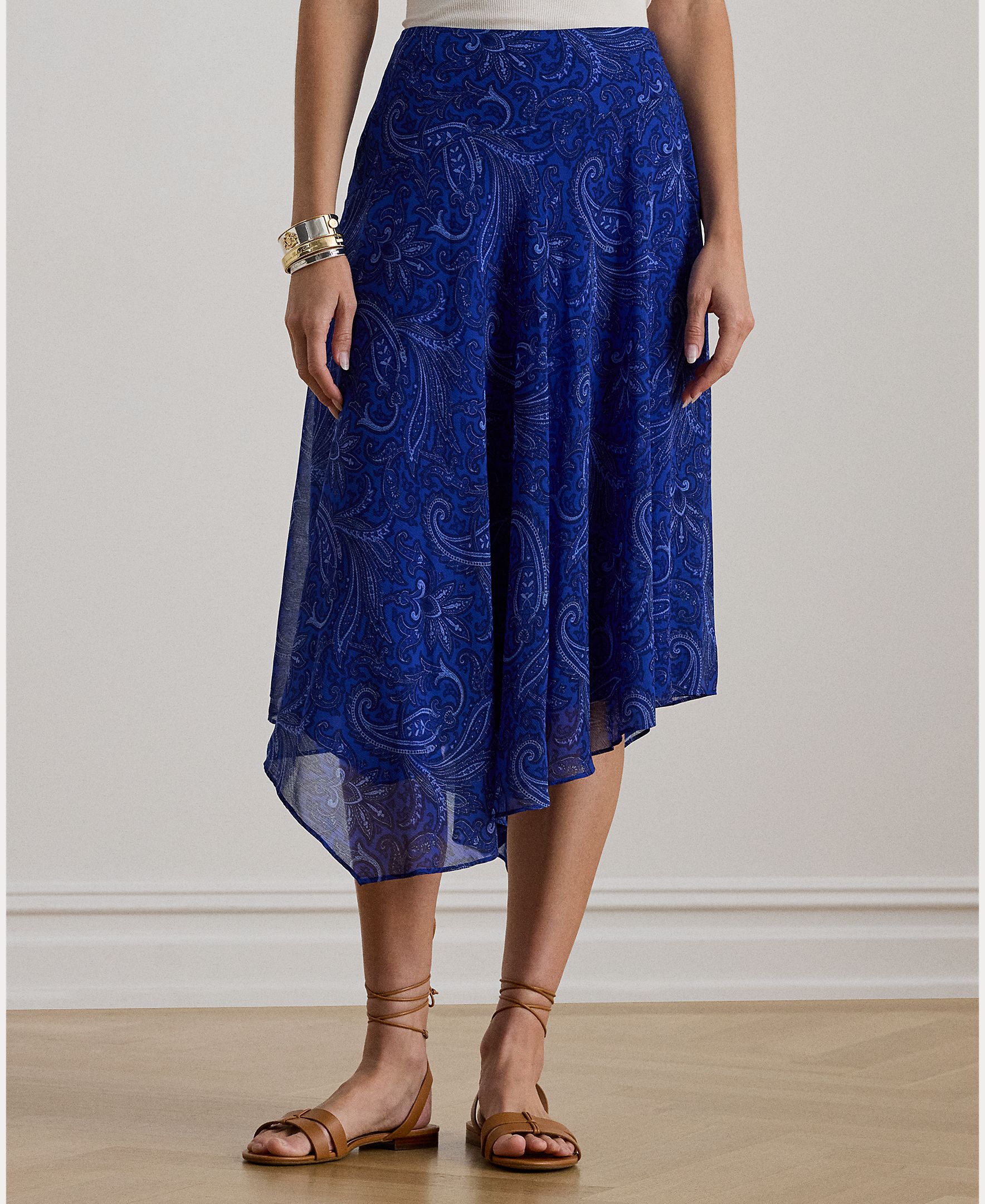 Imagem 0 de Saia Midi Assimétrica