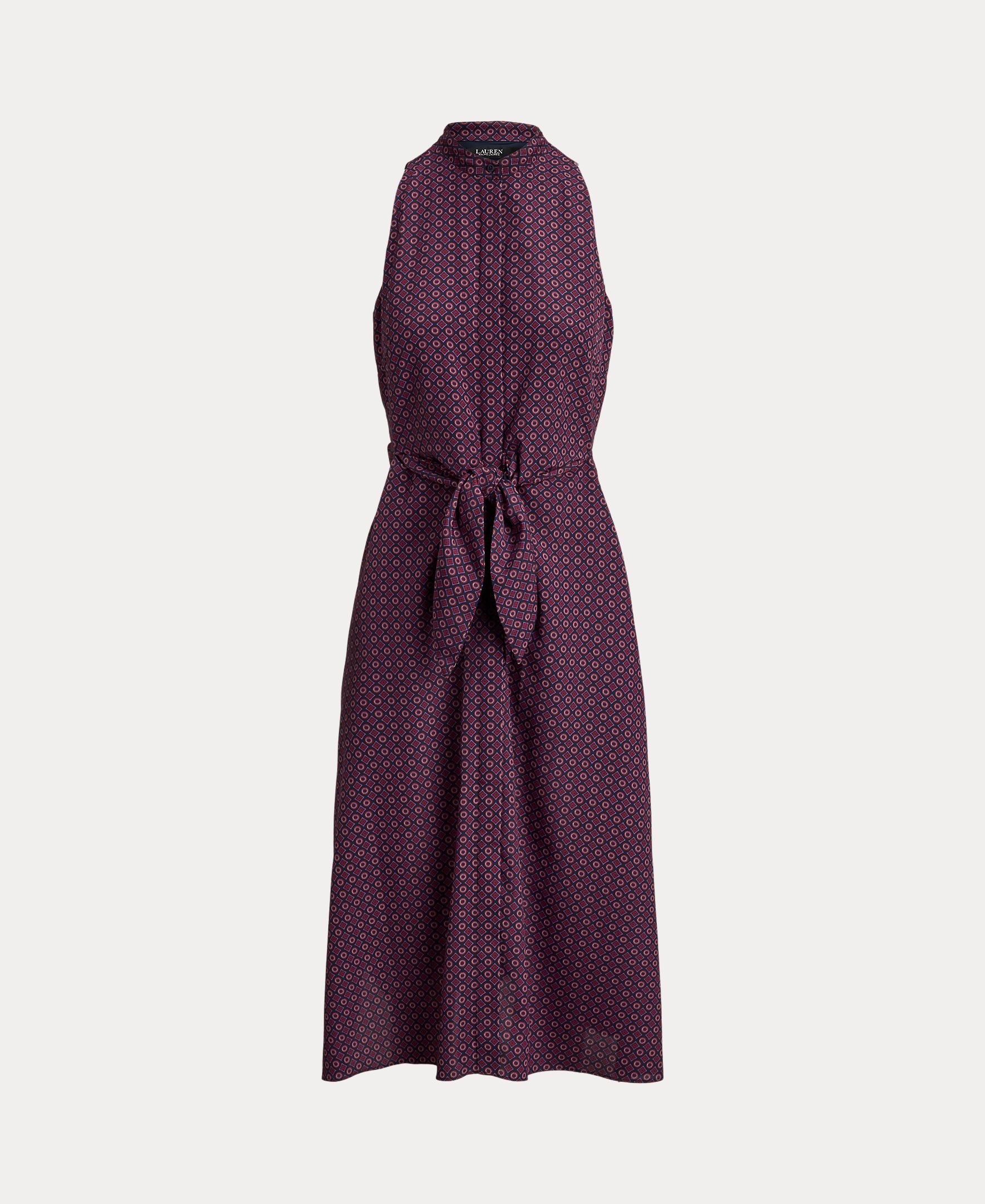 Vestido midi assimétrico Ameixa-5