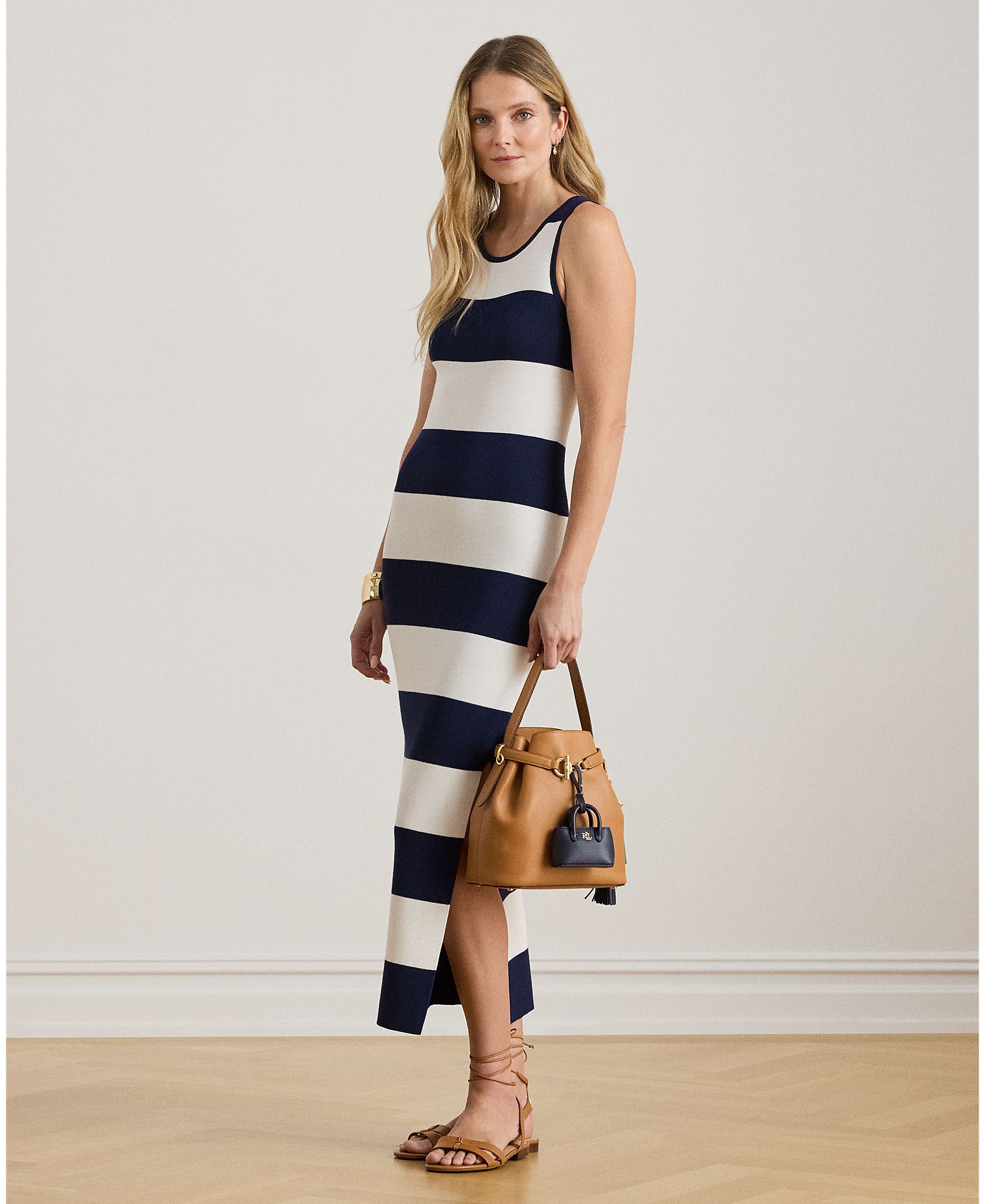Lauren Ralph Lauren - Vestido sin mangas estampado.