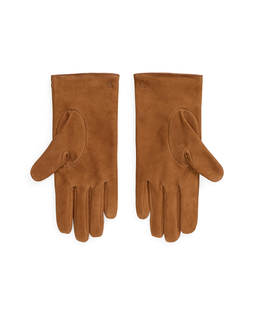 Luvas em pele Castanho-2