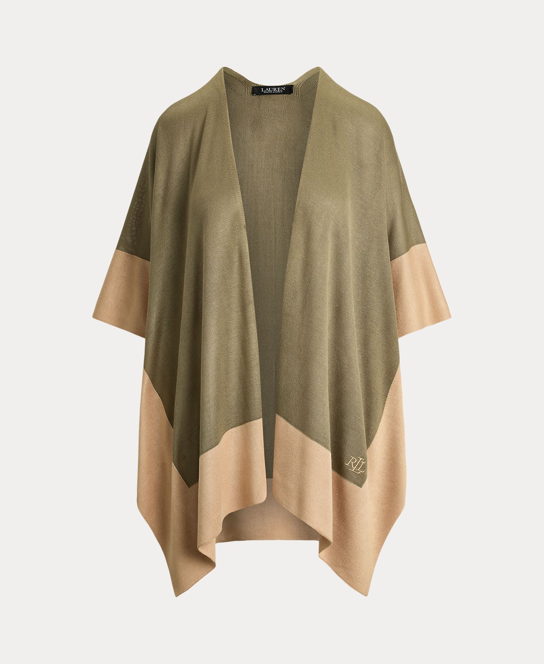 Poncho de Malha Aberta Multicolor-4