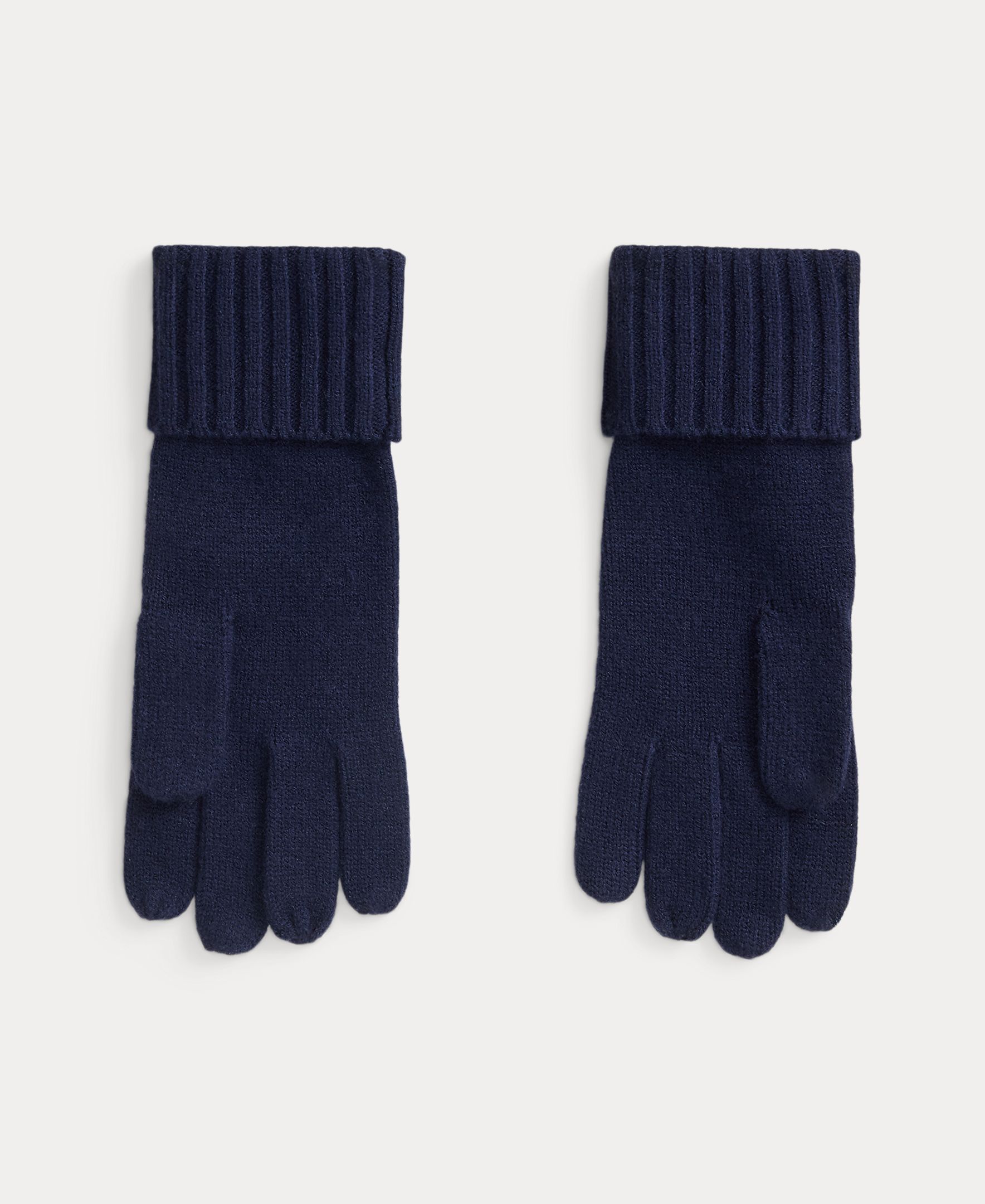 Imagen 2 de Guantes de mujer de punto con botones de escudo - Lauren Ralph Lauren - Azul marino Azul marino