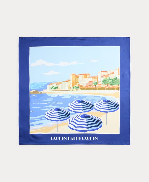 Imagem 0 de Lenço Quadrado de Seda com Estampado