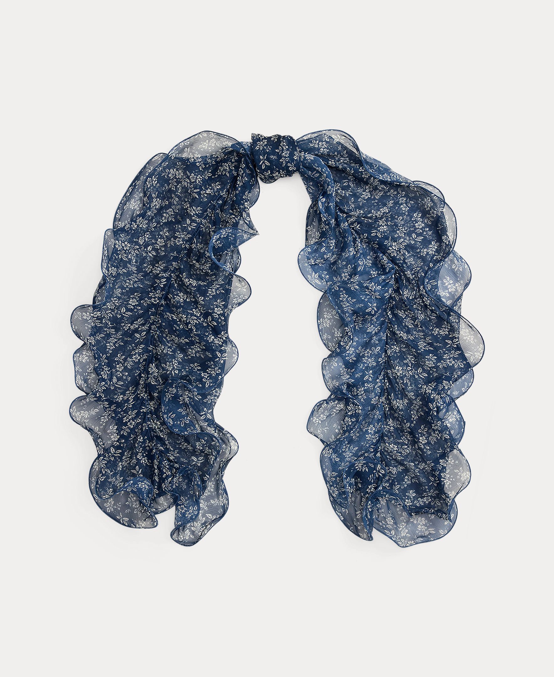 Lenço estampado Azul-marinho-2