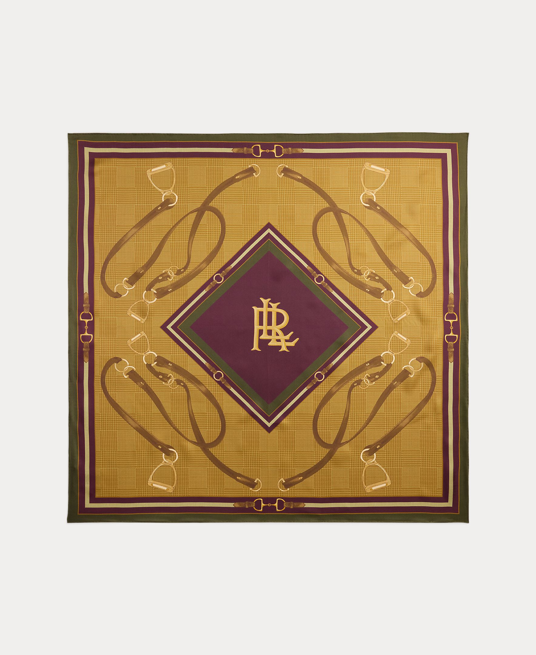 Imagem 0 de Lenço Quadrado de Seda com Estampado