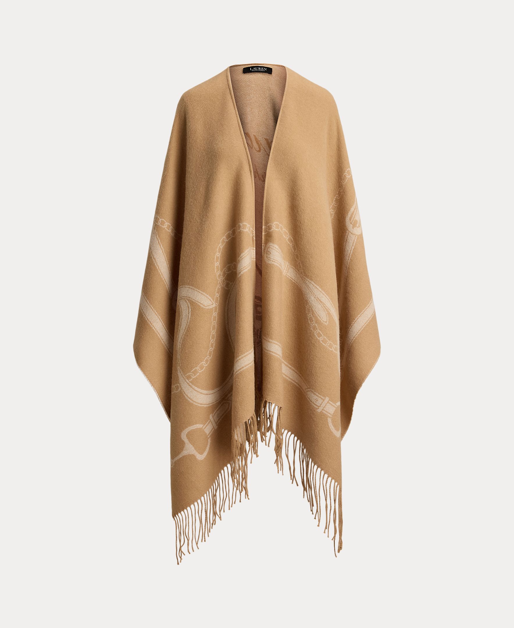 Imagem 0 de Poncho de Malha com Franjas