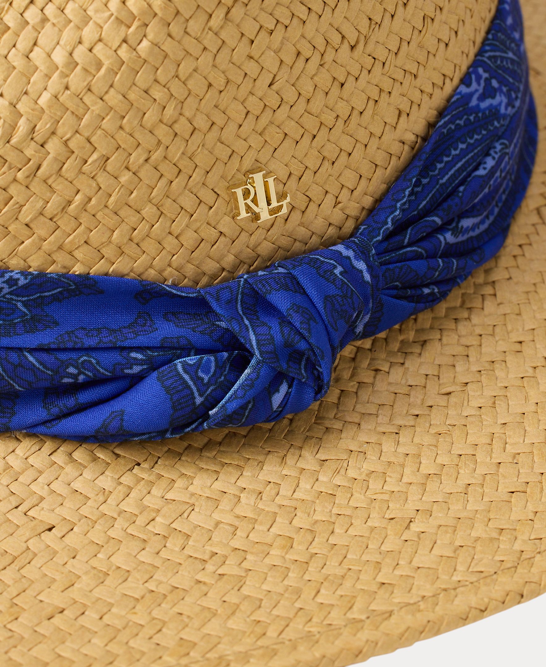 Chapéu de Papel com Lenço Natural-3