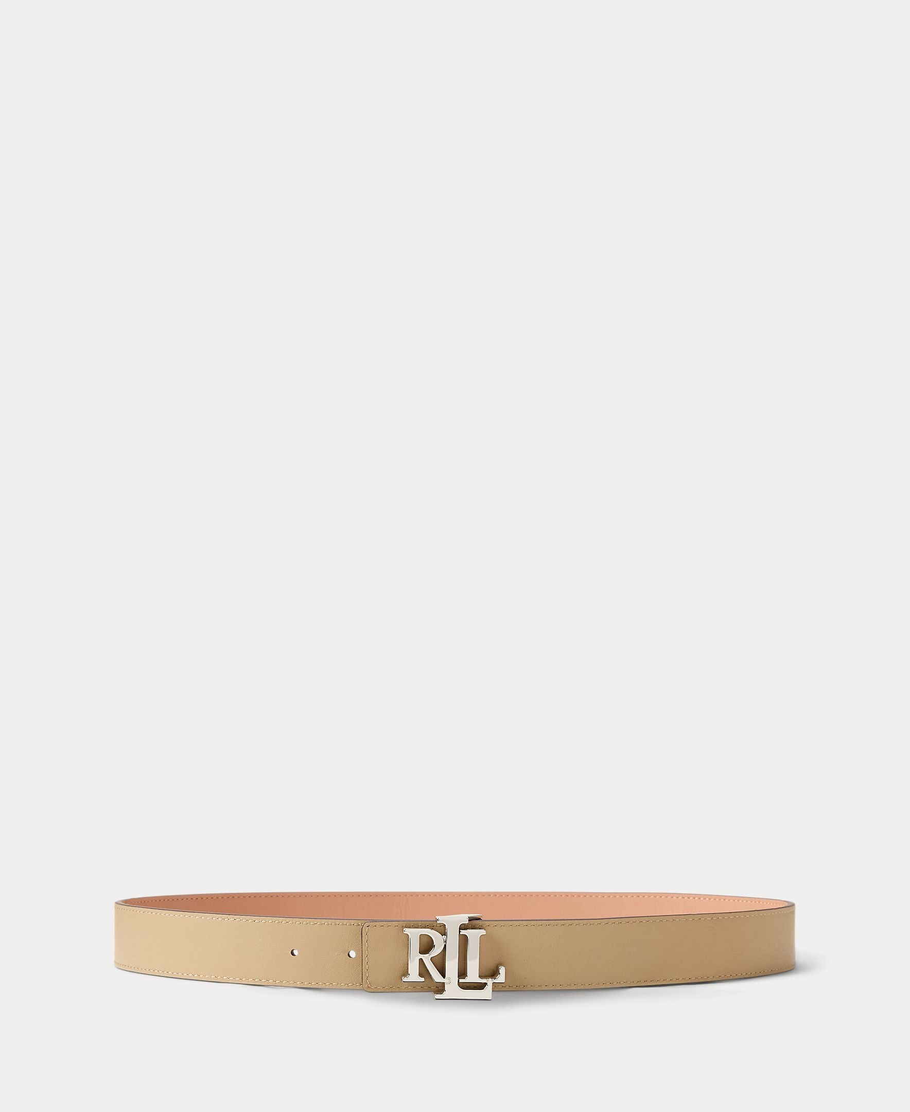 Cinturón de mujer reversible de piel con logotipo - Polo Ralph Lauren - Rosa claro Rosa claro-2