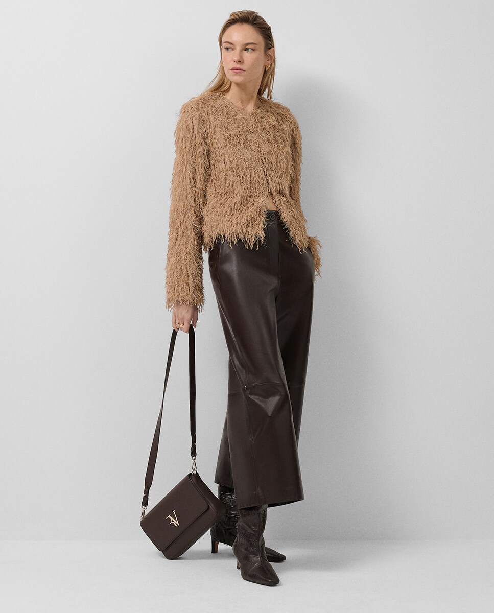 Pantalón de mujer ancho napa · Roberto Verino · El Corte Inglés