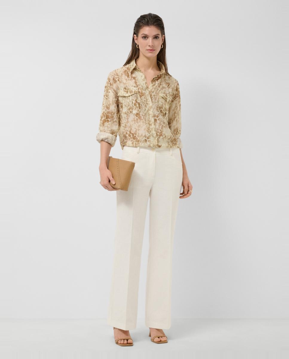 Roberto Verino - Pantalón de mujer cuatro bolsillos jacquard.