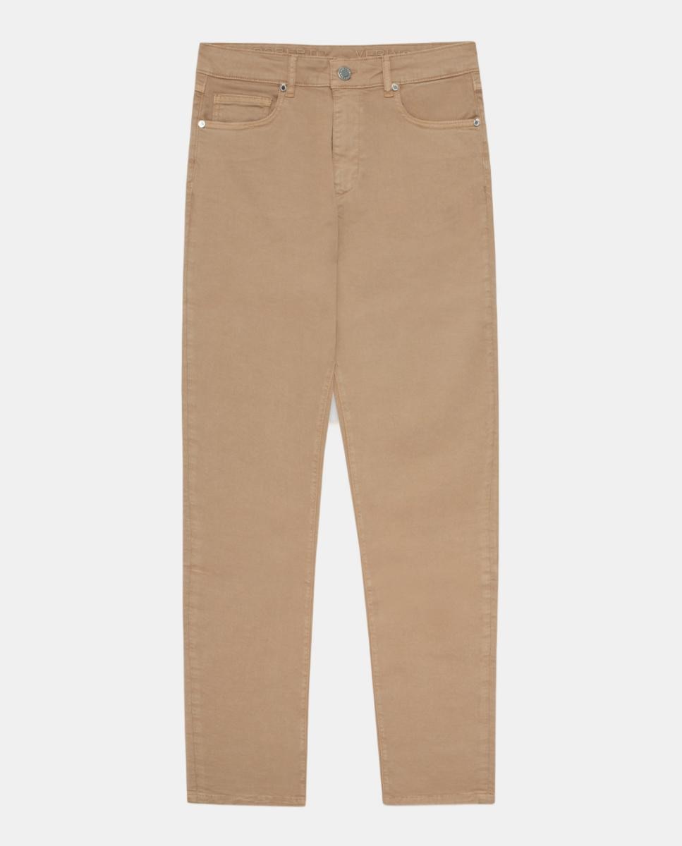 Calças skinny de mulher Castanho-claro-5