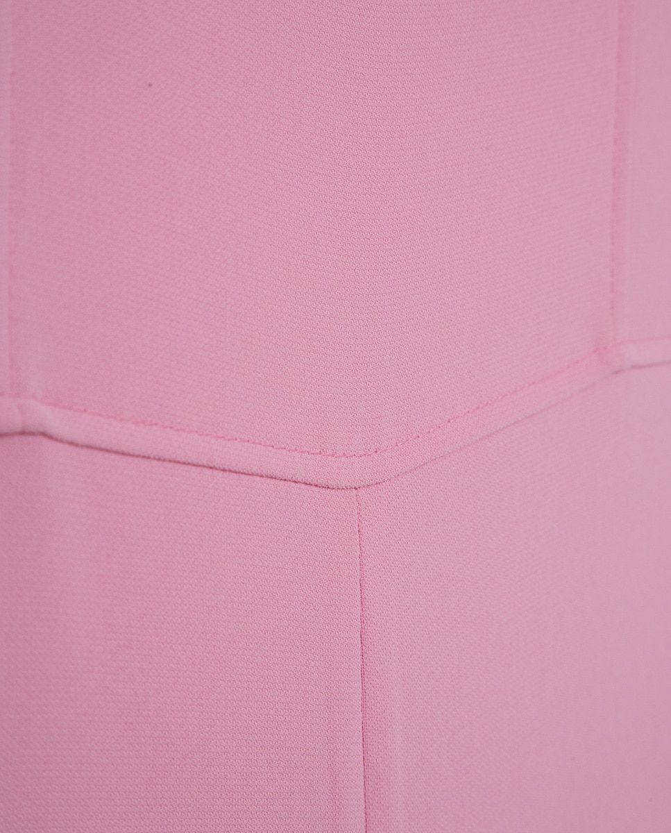 Macacão de Alças Crepe Rosa-claro-6